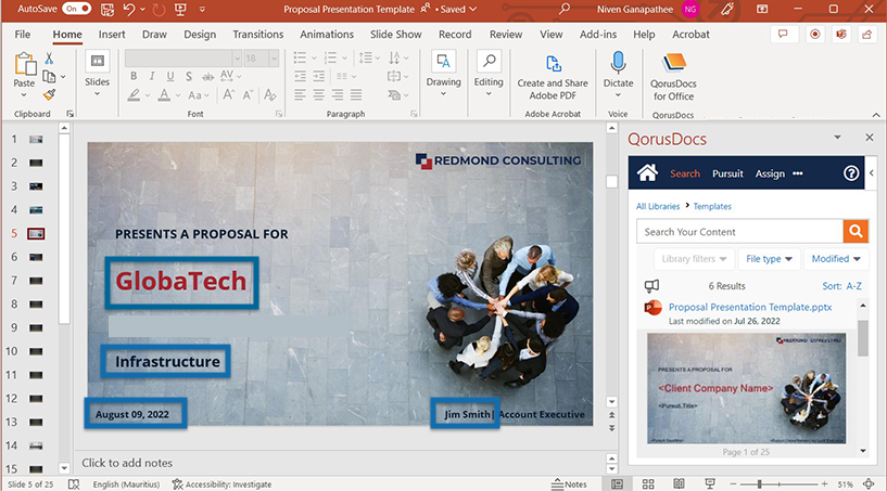 how to insert powerpoint slides from one presentation to another