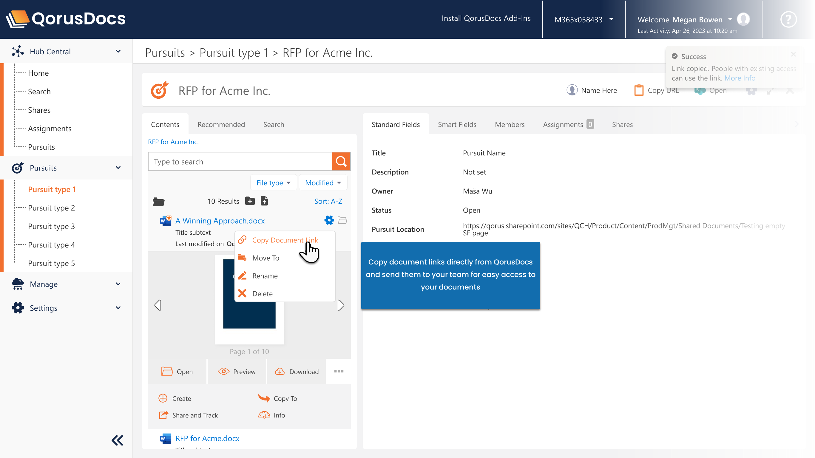 Q3 2024 QorusDocs Product Releases Help Center